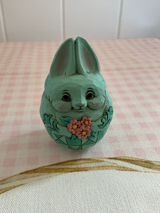 Jim Shore Bunny Egg Green