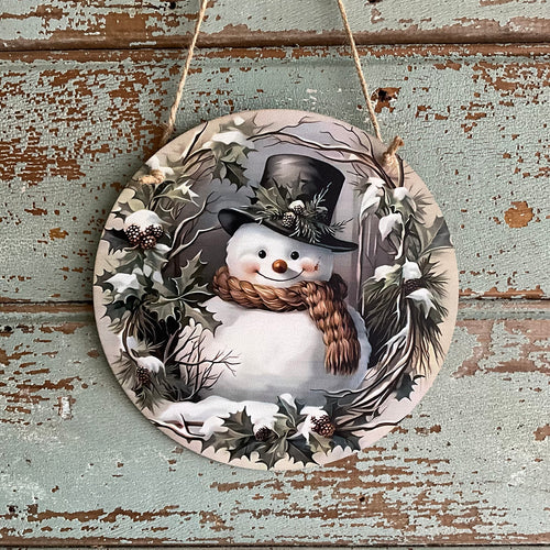 Snowman Sign