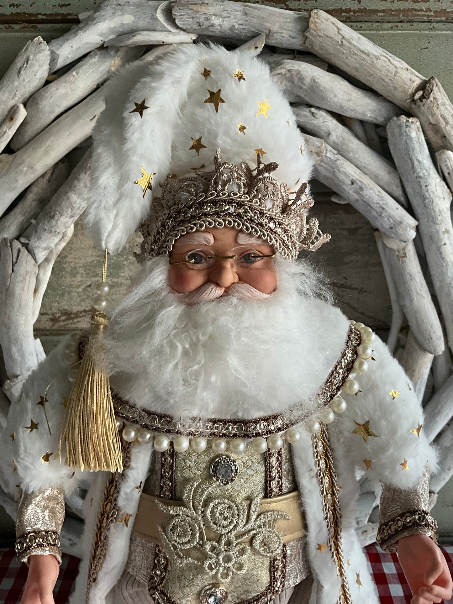 White Gold Santa
