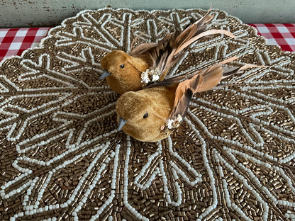 Gold Feather Bird