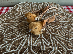 Gold Feather Bird