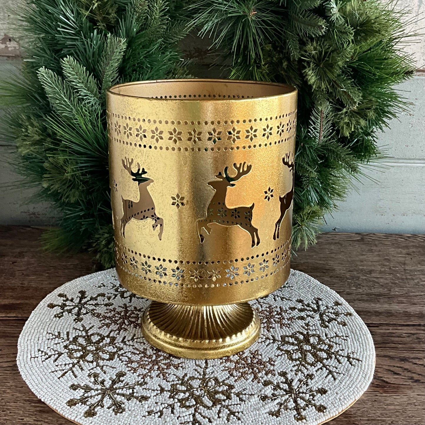 Candle Holder Reindeer