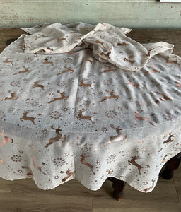 Sheer Deer Fabric
