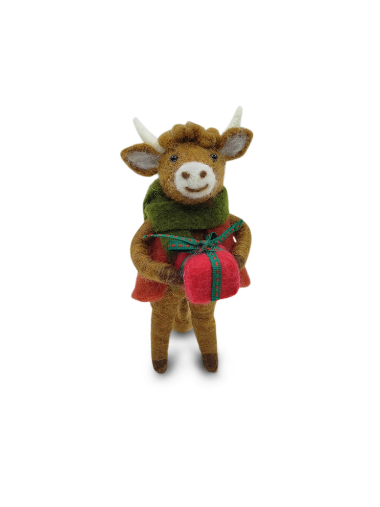 Cow with Gift