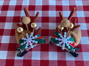 Reindeer Hair Clips