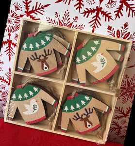 Wooden Sweater Box
