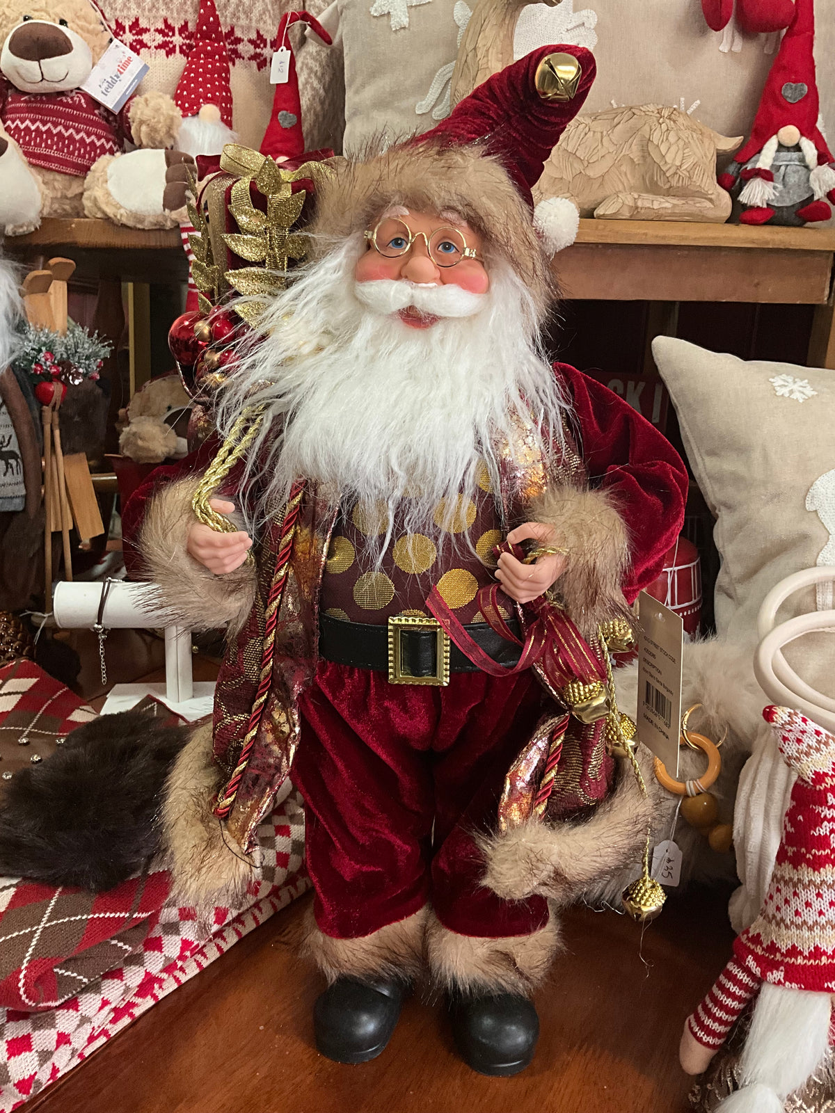 Standing Country Santa