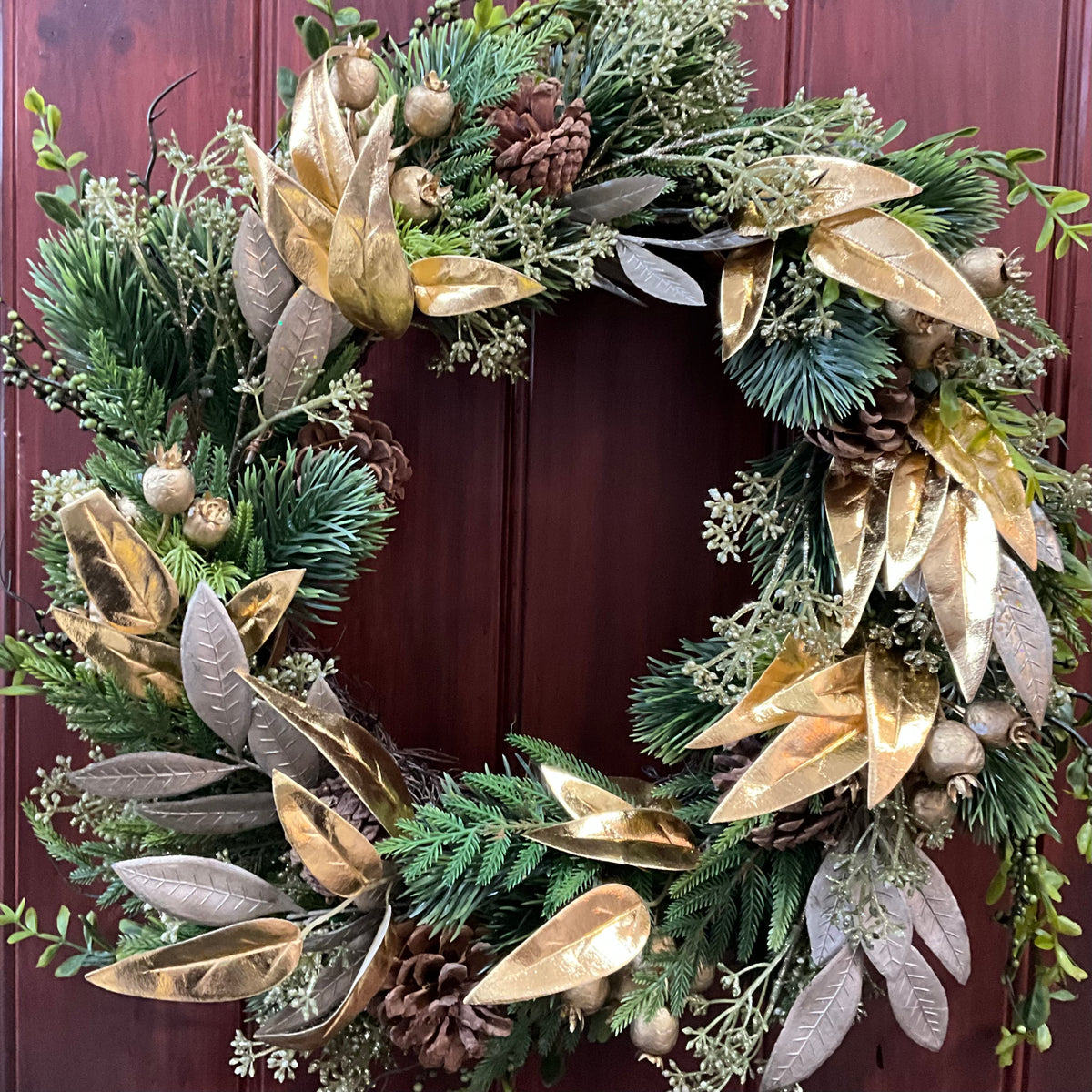 Gold Leaf Wreath