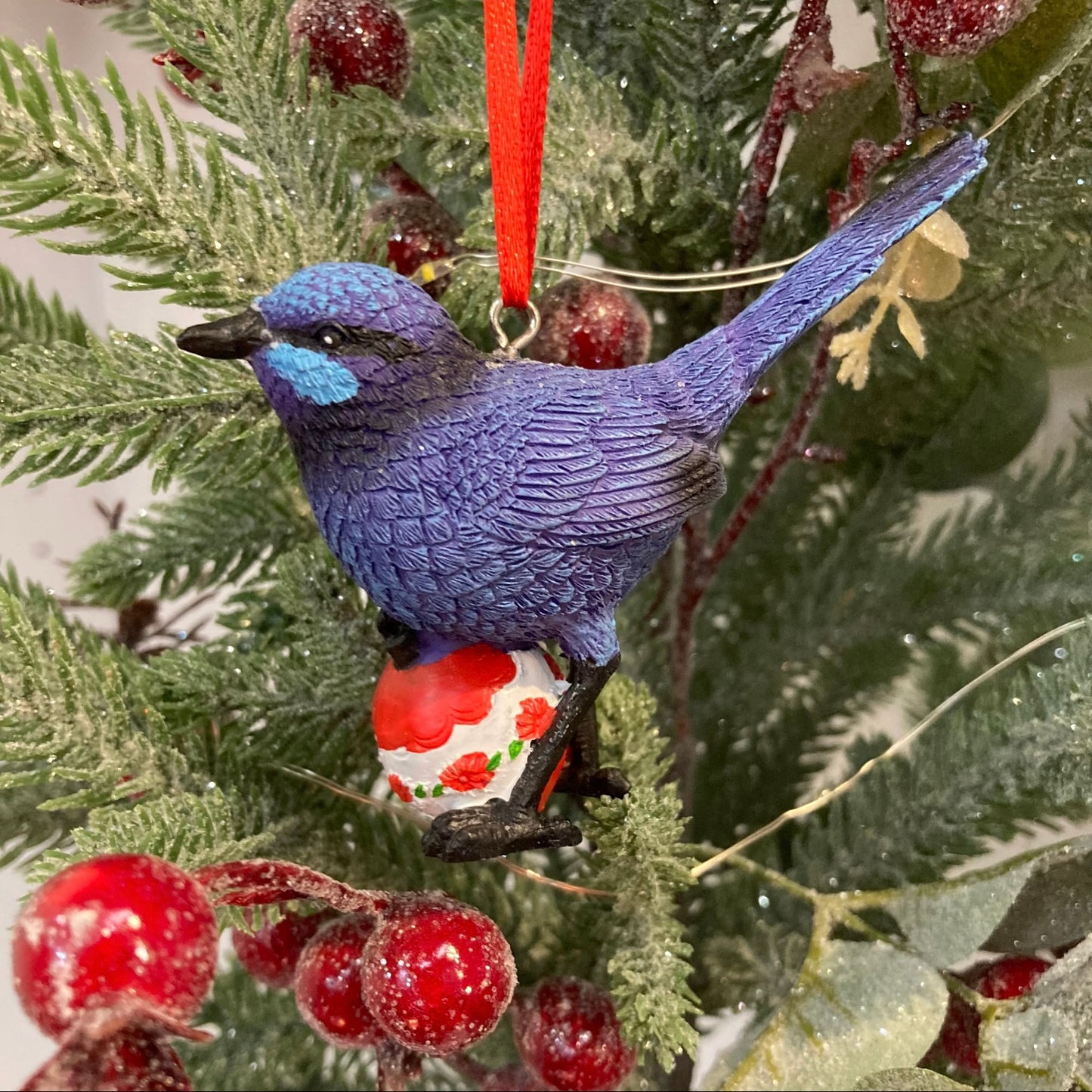 Blue Wren Decoration