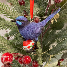 Load image into Gallery viewer, Blue Wren Decoration