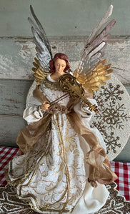 Gold Angel Tree Topper