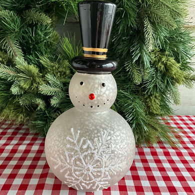 Snowman LED with Snowflake
