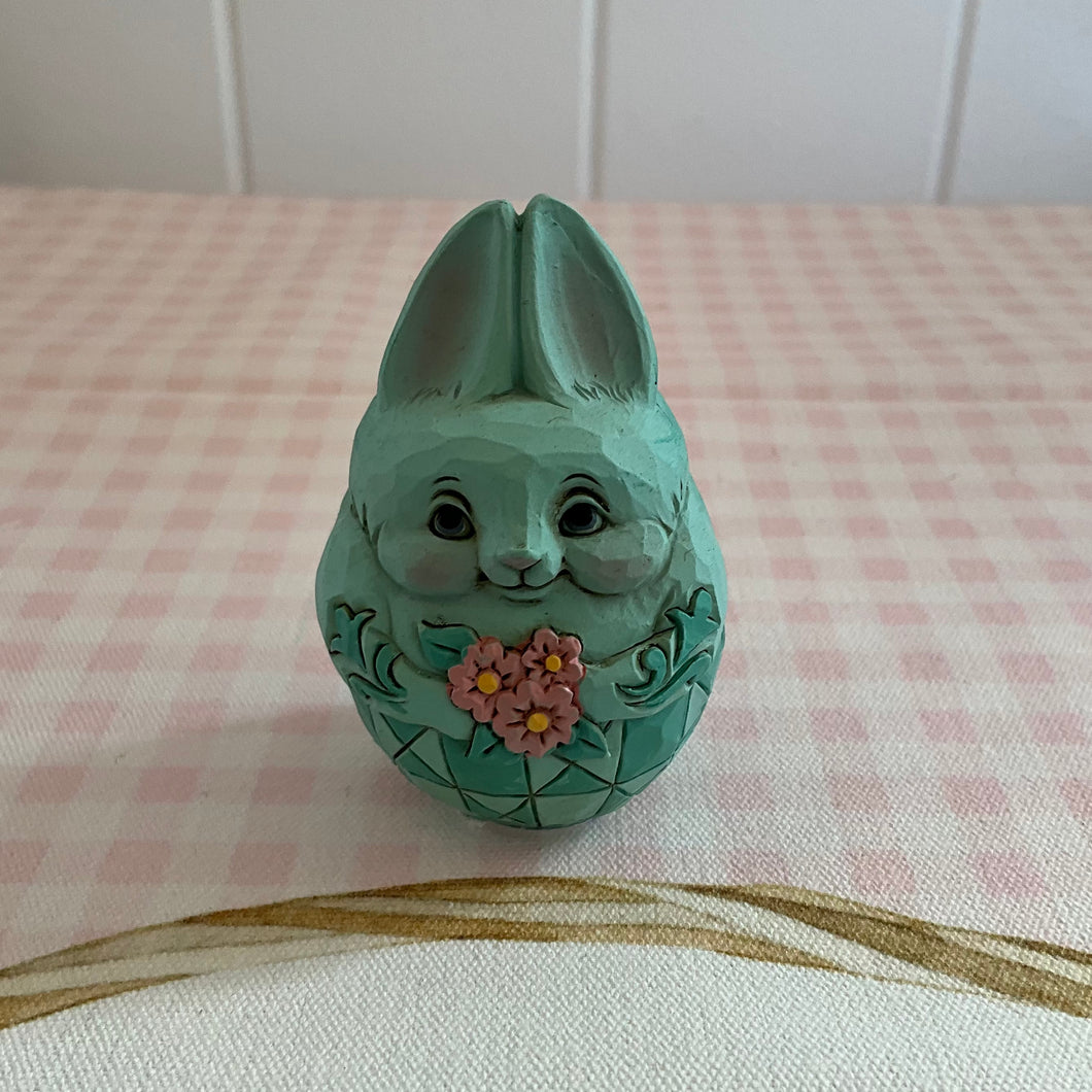 Jim Shore Bunny Egg Green