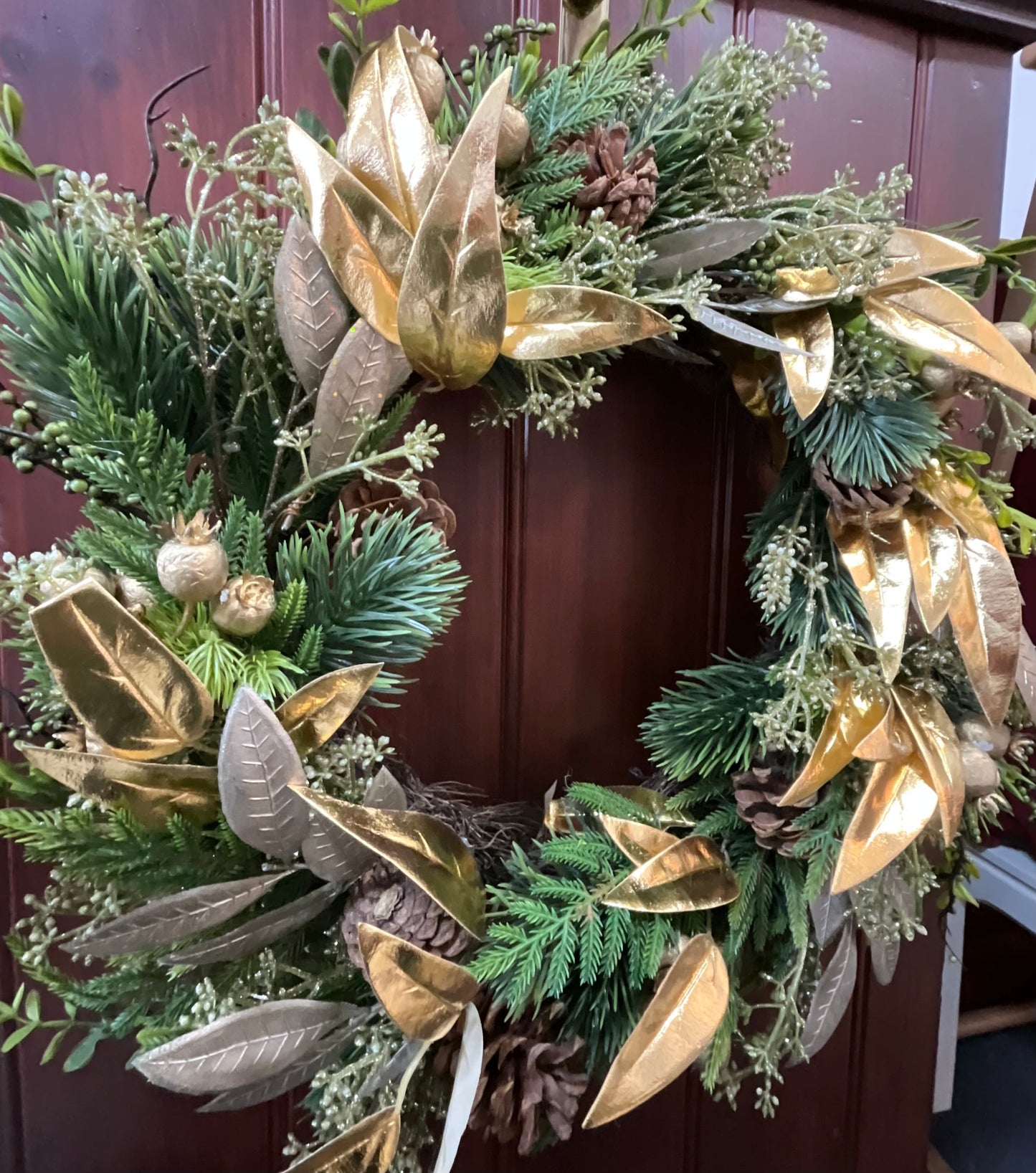 Gold Leaf Wreath
