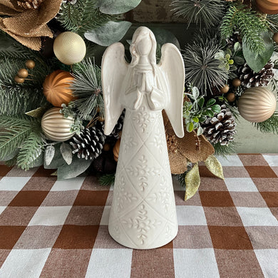 White Christmas Angel