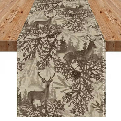 Rustic Deer Table Runner