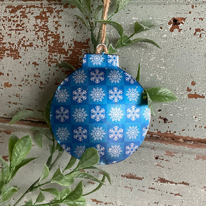 Blue Tin Ball