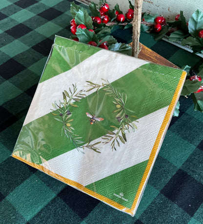 Serviettes Bee Wreath