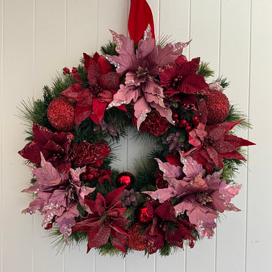 Pink Red Wreath