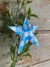 Load image into Gallery viewer, Blue Tin Star