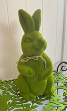 Load image into Gallery viewer, Large Flocked Moss Bunny