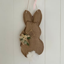 Load image into Gallery viewer, Hessian Hanging Bunny