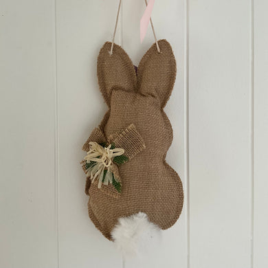 Hessian Hanging Bunny