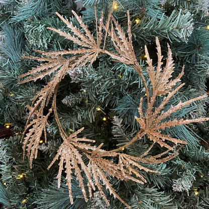 Gold Glitter Mini Wreath