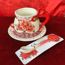 Load image into Gallery viewer, Christmas Cup &amp; Saucer