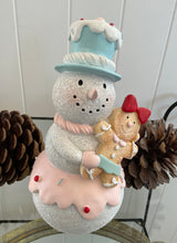 Load image into Gallery viewer, Pastel Snowman Gingerbread