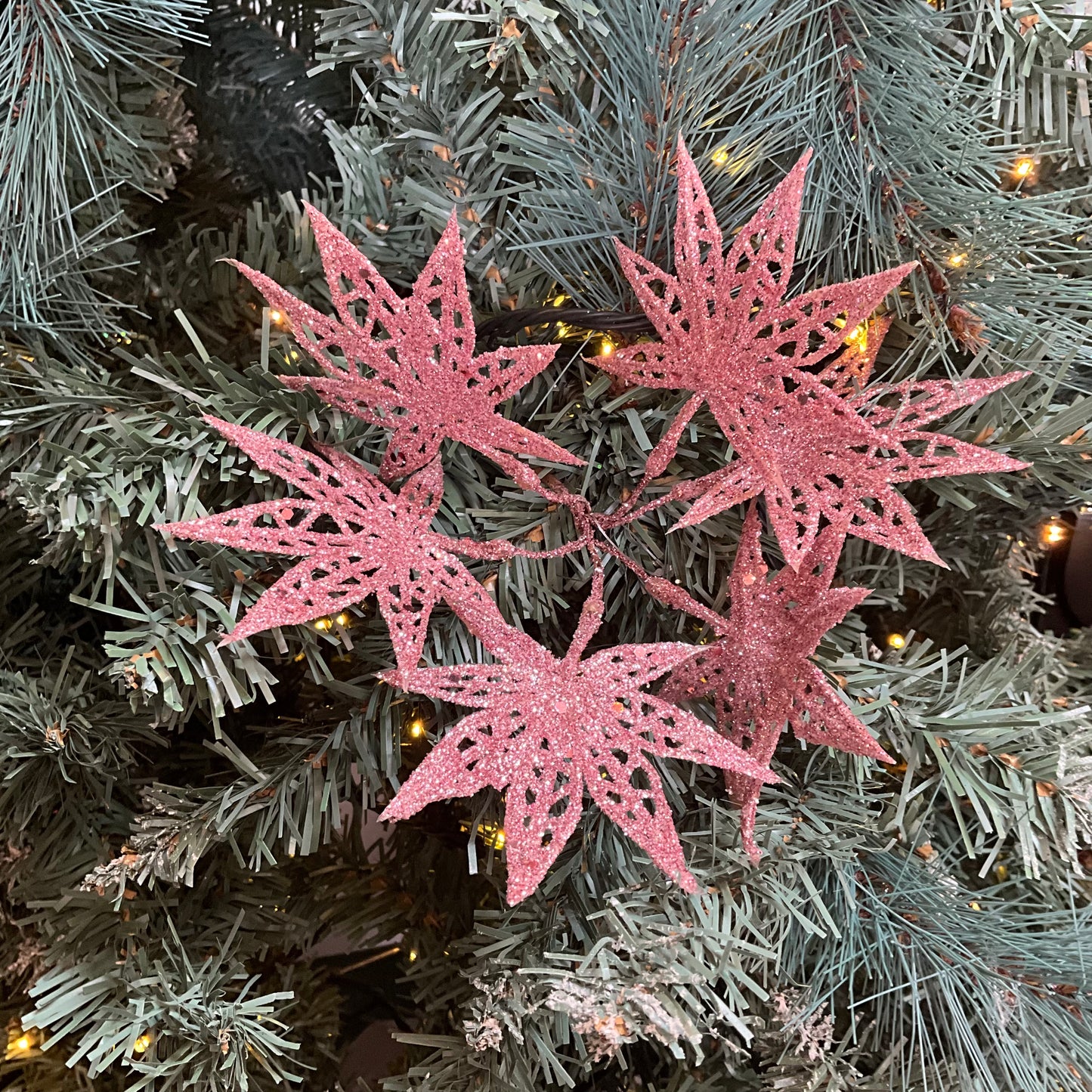 Pink Maple Leaf Pick