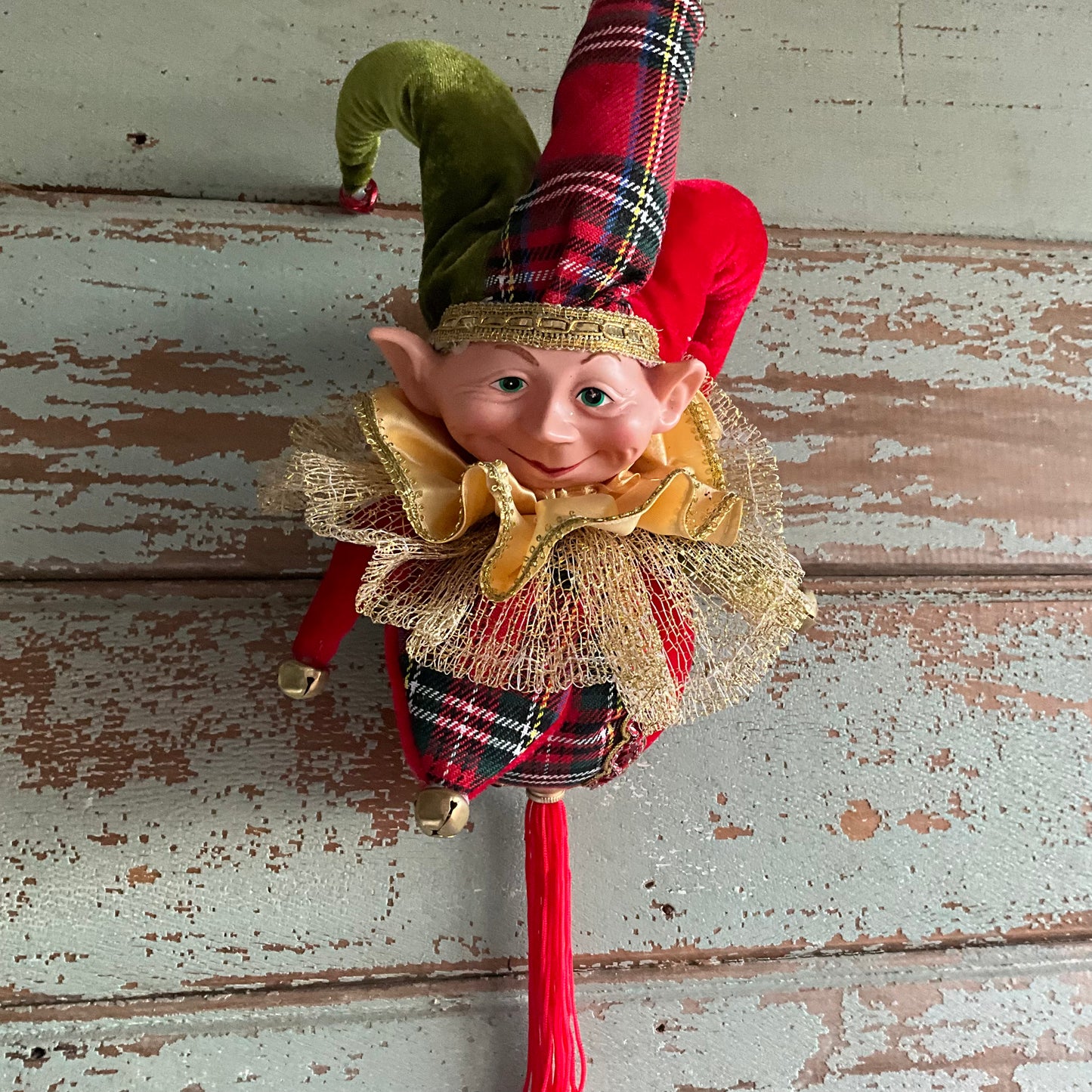 Tartan Elf Head