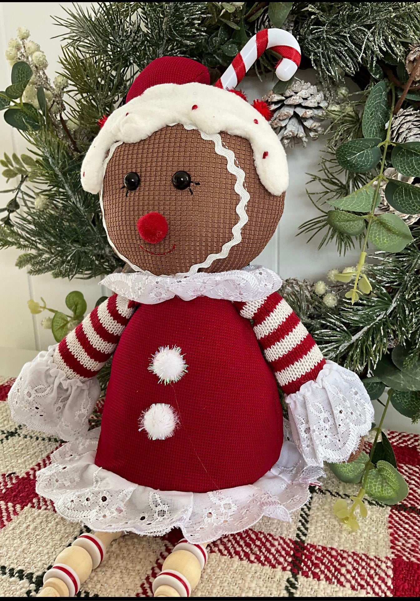 Gingerbread Girl Dangle Legs