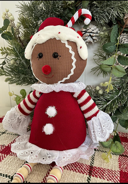 Gingerbread Girl Dangle Legs