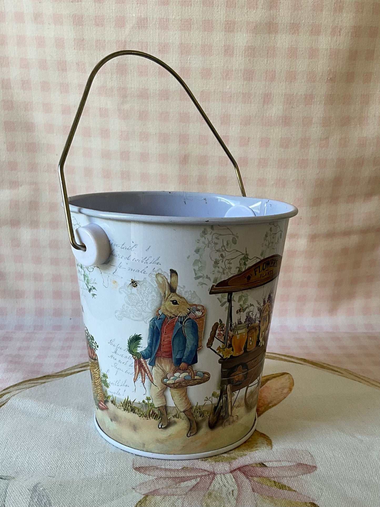 Tin Easter Bucket