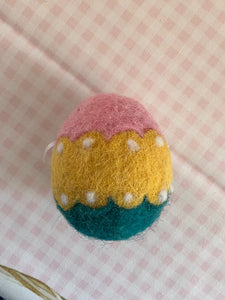 Felt Egg Hanging Deco