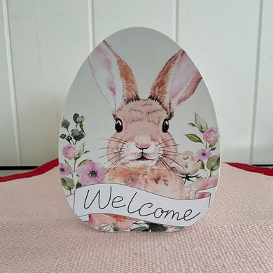 Welcome Egg Plaque