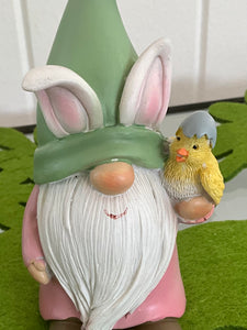 Green Hat Gnome Bunny