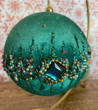 Load image into Gallery viewer, Peacock Velvet Ball