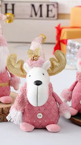 Pink Reindeer Plush