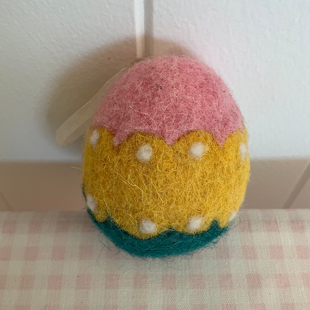 Felt Egg Hanging Deco