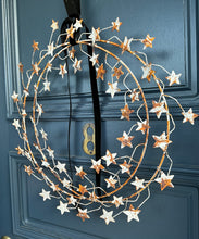 Load image into Gallery viewer, Rustic White Star Wreath