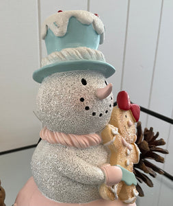 Pastel Snowman Gingerbread