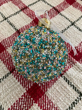 Load image into Gallery viewer, Turquoise Glitter Ball