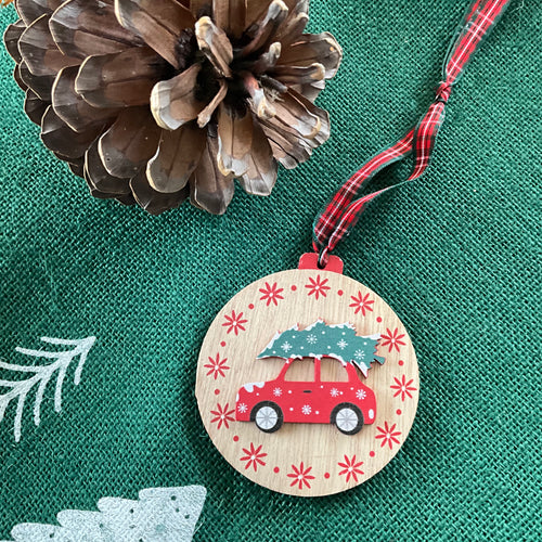 Wooden Car Deco