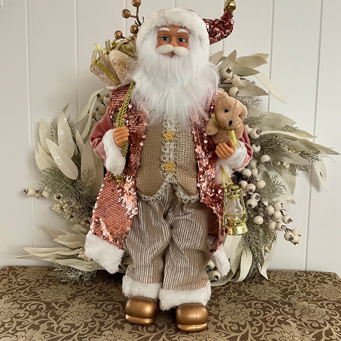 Pink Champagne Santa