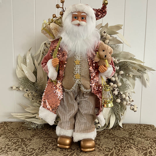 Pink Champagne Santa