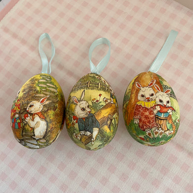 Vintage Style Paper Eggs