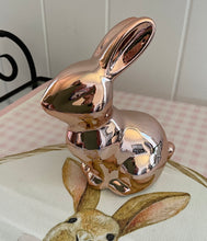 Load image into Gallery viewer, Rose Gold Ceramic Bunny