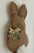 Load image into Gallery viewer, Hessian Hanging Bunny